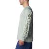 imageMens PFG Terminal Tackle Heather Long Sleeve ShirtCool Green HeatherCypress Logo