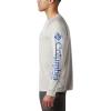 imageMens PFG Terminal Tackle Heather Long Sleeve ShirtCool Grey HeatherVivid Blue Logo