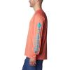 imageMens PFG Terminal Tackle Heather Long Sleeve ShirtCorange HeatherOcean Teal Logo