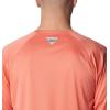imageMens PFG Terminal Tackle Heather Long Sleeve ShirtCorange HeatherOcean Teal Logo