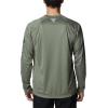 imageMens PFG Terminal Tackle Heather Long Sleeve ShirtCypress HeatherCarbon Logo