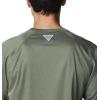 imageMens PFG Terminal Tackle Heather Long Sleeve ShirtCypress HeatherCarbon Logo