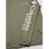 imageMens PFG Terminal Tackle Heather Long Sleeve ShirtCypress HeatherWhite Logo