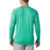 imageMens PFG Terminal Tackle Heather Long Sleeve ShirtDark Lime HeatherSunlit Logo