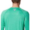 imageMens PFG Terminal Tackle Heather Long Sleeve ShirtDark Lime HeatherSunlit Logo