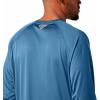 imageMens PFG Terminal Tackle Heather Long Sleeve ShirtDark Pool HeatherWhite Logo