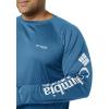 imageMens PFG Terminal Tackle Heather Long Sleeve ShirtDark Pool HeatherWhite Logo