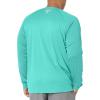 imageMens PFG Terminal Tackle Heather Long Sleeve ShirtElectric Turquoise HeatherCool Grey Logo