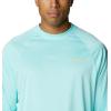 imageMens PFG Terminal Tackle Heather Long Sleeve ShirtGulf Stream HeatherBright Nectar Logo