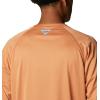 imageMens PFG Terminal Tackle Heather Long Sleeve ShirtIsland Orange HeatherWhite Logo