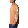 imageMens PFG Terminal Tackle Heather Long Sleeve ShirtIsland Orange HeatherWhite Logo