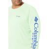 imageMens PFG Terminal Tackle Heather Long Sleeve ShirtKey West HeatherVivid Blue Logo