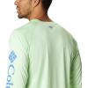 imageMens PFG Terminal Tackle Heather Long Sleeve ShirtKey West HeatherVivid Blue Logo
