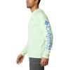 imageMens PFG Terminal Tackle Heather Long Sleeve ShirtKey West HeatherVivid Blue Logo