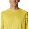 imageMens PFG Terminal Tackle Heather Long Sleeve ShirtLaser Lemon HeatherCool Grey Logo