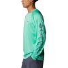 imageMens PFG Terminal Tackle Heather Long Sleeve ShirtLight Jade HeatherMetal Logo