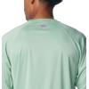 imageMens PFG Terminal Tackle Heather Long Sleeve ShirtNew Mint HeatherBright Nectar Logo
