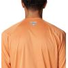 imageMens PFG Terminal Tackle Heather Long Sleeve ShirtOrange Reef HeatherTranquil Teal Logo