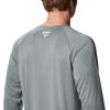 imageMens PFG Terminal Tackle Heather Long Sleeve ShirtPond HeatherKoi Logo
