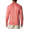 imageMens PFG Terminal Tackle Heather Long Sleeve ShirtRed Hibiscus HeatherWhite Logo