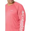 imageMens PFG Terminal Tackle Heather Long Sleeve ShirtRed Spark HeatherWhite Logo