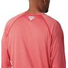 imageMens PFG Terminal Tackle Heather Long Sleeve ShirtRed Spark HeatherWhite Logo