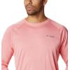 imageMens PFG Terminal Tackle Heather Long Sleeve ShirtSalmon HeatherAegean Blue Logo