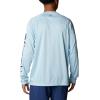 imageMens PFG Terminal Tackle Heather Long Sleeve ShirtSpring Blue HeatherCarbon Logo