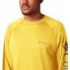 imageMens PFG Terminal Tackle Heather Long Sleeve ShirtSunlit HeatherCity Grey Logo