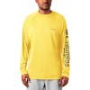 imageMens PFG Terminal Tackle Heather Long Sleeve ShirtSunlit HeatherCity Grey Logo