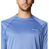 imageMens PFG Terminal Tackle Heather Long Sleeve ShirtTanzanite HeatherCool Grey Logo