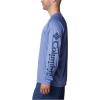 imageMens PFG Terminal Tackle Heather Long Sleeve ShirtViolet Sea HeatherCarbon Logo