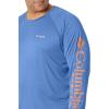 imageMens PFG Terminal Tackle Heather Long Sleeve ShirtVivid Blue HeatherBright Nectar Logo