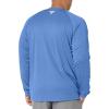 imageMens PFG Terminal Tackle Heather Long Sleeve ShirtVivid Blue HeatherBright Nectar Logo