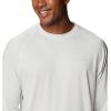 imageMens PFG Terminal Tackle Heather Long Sleeve ShirtWhite HeatherCool Grey Logo
