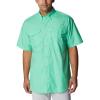 imageColumbia Mens PFG Bonehead Short Sleeve ShirtLight Jade