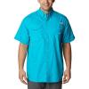 imageColumbia Mens PFG Bonehead Short Sleeve ShirtOcean Teal
