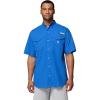 imageColumbia Mens PFG Bonehead Short Sleeve ShirtVivid Blue