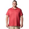 imageColumbia Mens PFG Solar Stream PoloSunset Red
