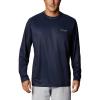 imageColumbia Mens PFG Terminal Tackle Fish Flag Long Sleeve Fishing ShirtCollegiate NavyRed Spark