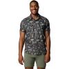 imageColumbia Mens PFG Uncharted Printed Short Sleeve ShirtShark Everglades