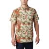 imageColumbia Mens Rapid Rivers Printed Short Sleeve ShirtFossil Magnolia Floral Print