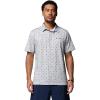 imageColumbia Mens Super Slack Tide Ii Stretch PoloCool Grey Fish and Feathers