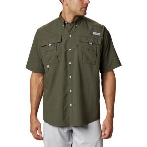 imageColumbia Mens Big and Powerful Bahama Ii UPF 30 Short Sleeve Fishing JerseyAlpine Tundra