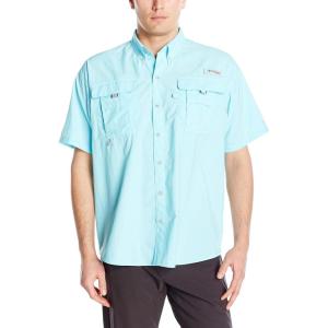 imageColumbia Mens Big and Powerful Bahama Ii UPF 30 Short Sleeve Fishing JerseyCoastal Blue