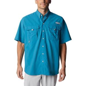 imageColumbia Mens Big and Powerful Bahama Ii UPF 30 Short Sleeve Fishing JerseyDeep Marine