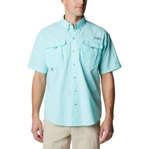 imageColumbia Mens Big and Powerful Bahama Ii UPF 30 Short Sleeve Fishing JerseyGulf StreamRealtree Edge