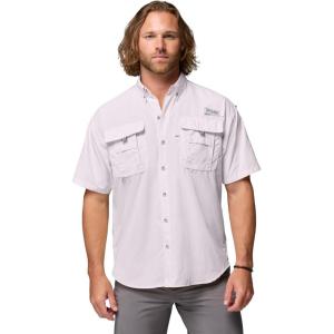 imageColumbia Mens Big and Powerful Bahama Ii UPF 30 Short Sleeve Fishing JerseyLavender Pearl