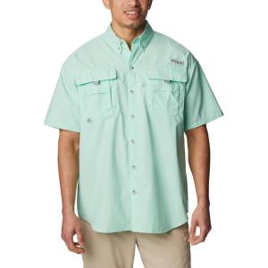 imageColumbia Mens Big and Powerful Bahama Ii UPF 30 Short Sleeve Fishing JerseyMint Cay