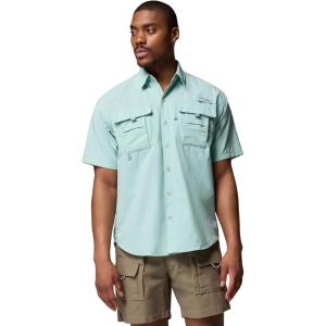 imageColumbia Mens Big and Powerful Bahama Ii UPF 30 Short Sleeve Fishing JerseyMisty Jade